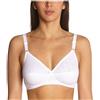 Playtex - Reggiseno senza ferretto linea Criss Cross, 38B, BIANCO