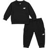 New Balance Set da 2 pezzi per ragazzi e bambini, in morbido pile, con felpa e pantaloni cargo (2T-12)