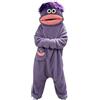 HOOUDO Silly Onesie Pigiama Tuta Costume Mostro Bocca Grande Pigiama Animali | Pigiama di Halloween Tuta Costume Kigurumi Tutina Pigiama Unisex Animali Costume Homewear Pigiameria Partito Carnevale Party