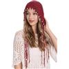 ZLYC Berretto da Donna in Cotone Lavorato a Maglia a Mano con Nappa