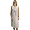 Linclalor Camicia da notte in batista di puro cotone senza maniche art. 30824-46, Rosa