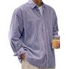 Di Yi Jia1 Camicia da Uomo in Velluto a Coste Stile retrò, Moda Casual, Maniche Lunghe Oversize