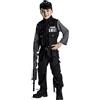 Dress Up America Costume da SWAT per Bambini - Set Divisa da Poliziotto S.W.A.T. per Bambini e Bambine