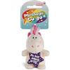 NICI Ciondolo unicorno Theodor Du bist unico, 8 cm, bianco/rosa