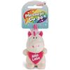 NICI 42720 - Ciondolo a forma di unicorno Theodor con scritta in lingua tedesca Alles Love, 8 cm, colore: Bianco/Rosa
