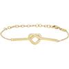 Breil, Collezione B&ME, Bracciale Donna, Bracciale Rigido in Acciaio Lucido, con Design Minimal, Ricercato e Simbolico a Forma di Cuore, Idea Regalo Donna, Misura Medim, Color Argento