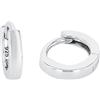 Amor Orecchini a cerchio in argento sterling 925, unisex, da donna e da uomo, forniti in confezione regalo