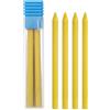 PATIKIL 8Pcs 5.6mm 2B Mine Di Ricambio Per Matita Da Falegname Mine Giallo | Solide Asciutte Resistente Alle Rotture, Per Matite Meccaniche Da Costruzione Arte E Disegno