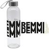 Gedalabels infinite by GEDA LABELS (INFKH) Trinkflasche Remmidemmi Glas 500ml, Borraccia in Vetro. Unisex-Adulti, Multicolore, 500 ml