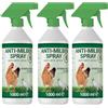 BMUT 3 spray antiacari da 1000 ml per pollame come polli e uccelli, immediato e a lungo termine contro i parassiti, in caso di acute e prevenzione (3 x 1000 ml)