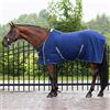 QHP - Coperta in Pile per Cavallo, con Cinghie Incrociate