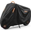 VIKATY Telo Coprimoto Impermeabile da Esterno Universale Copri Moto e Scooter | Telo in tessuto Oxford210D resistente, ideale per proteggere motorino e bici da pioggia, sole, polvere e vento all'esterno.