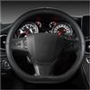 AWGNTQQ Coprivolante Volante Coprivolante Per Auto A Forma Di D Per Citroen Per C3 Per C3-XR 2015 2016 2017 2018 2019 Coprivolante Auto Copri(Nero)