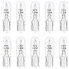 Qilomor 10 lampadine T5 W1,2 W, 12 V, lampadine da cruscotto, LED incandescenti, illuminazione interna auto, luce notturna auto, sostituzione per contatore, plafoniera, camion moto