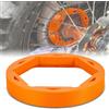 Runfarr, dispositivo antiscivolo per catena moto,universale arancione | paracatena anti-caduta per moto da cross, pit bike, motocross, enduro EXC SX TE TC