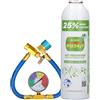 Generic ALASKA@ R1234yf 375gr Bombola Gas Refrigerante di ricambio con tubo di riempimento per auto