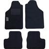 Rebeca Shop® Tappetini Auto Compatibili per Ypsilon dal 2003 | Tappeti Sagomati | In Moquette Nera | Logo Ricamato Battitacco e Clip Di Fissaggio (Compatibili Ypsilon dal 2003)