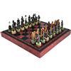 Italfama Set Scacchi Dama Backgammon 3-in-1 In Finta Pelle