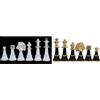 Italfama Set Pezzi Scacchi Luxury Ottone e Legno Oro Argento 12.7cm Re