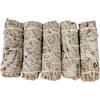 REHMAN JIBRAN UR Salvia Bianca per Purificazione Casa - Set da 5 Incensi Smudge Stick Naturali per Rituali, Meditazione e Aromaterapia - Pack di 5 Mazzetti di Salvia Bianca