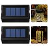 Flintronic Luci Solari di Ricambio con Lampadine a LED, IP65 Impermeabili Luci Solari per Lanterna da Esterno Fai Da Te, Lampada Solare di Ricambio, Luce Solare per Lanterne, Decorazioni del Giardino