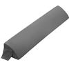 HNBCYRND Cuscino A Cuneo Per Letto Matrimoniale,Triangolare Cuscino Da Lettura,Riempimento Dello Spazio Per Il Cuscino Con Zeppa Con Tasca Laterale, Per Spazio Tra Materasso E Testiera(137 x 25 x 15 cm,Grey)