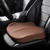 LUOZIQINX Cuscino Auto Guidatore Rialzo a Cuneo, Cuscino del Sedile in Memory Foam, Ergonomico Cuscino Sedile Auto Guidatore per Viaggi in Auto, Lunghi Viaggi,Marrone