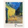 Posterlounge Café Terrace at Night, 1888 Poster | 30 x 40 cm di Vincent van Gogh Blu Quadri Decorazione per pareti