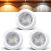 DYKUWEY Faretti led da incasso 230V 5W 3CCT 500lm,faretti da soffitto Foro Ø60-65mm | IP44 Faretti LED Soffitto, Ultrasottili 25mm, Faretti Cartongesso Incasso 3000K/4000K/6000K faretto led Per Luci Cucina Bagno