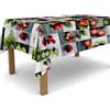 BANZAII TEXTILE INNOVATOR ONLINE Banzaii Tovaglia in PVC Antimacchia Impermeabile Facile da Pulire 140x360 | Copritavolo Ortaggi Grigio da interno/esterno, resistente a Sole e intemperie, varie fantasie facile da tagliare