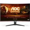 AOC G2 C32G2ZE/BK Monitor PC 80 cm (31.5") 1920 x 1080 Pixel Full HD LED Nero, Rosso