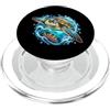 Coral Waters Tartaruga marina Oceano Barriera subacquea Fauna selvatica Ar PopSockets PopGrip per MagSafe