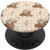 Cottagecore Farm Studio Baby maialini Agnello Coniglio Fiore Cesto Cottagecore Art PopSockets PopGrip Adesivo
