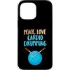 Cardio Drumming Funny Fitness Gift Custodia per iPhone 13 Pro Max Divertente allenamento fitness batterista Peace Love Cardio Drumming
