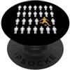 calcio Football Soccer calciatori player Football calcio calciatori giocatori player Sii eccezionale PopSockets PopGrip Adesivo