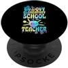 Matching Groovy 60s Style Teacher Spirit Giornata della pace degli anni '60 di Groovy Elementary School PopSockets PopGrip Adesivo