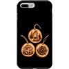 Bosco Natura Artista Pirografia Regalo Custodia per iPhone 7 Plus/8 Plus Volpe Bosco Fungo Pigna Pirografia Legno