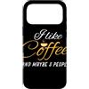 Funny Coffee Equipment & Coffee Lover Gi Custodia per iPhone 17 Pro Max Divertente Mi piace il caffè e forse 3 persone I caffè