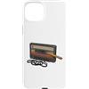 Vintage Analog Audio Cassette Music Love Custodia per iPhone 15 Plus 90s 80s Retro Cassette Music lover