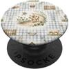 Cottagecore Farm Studio Cute Piglet Bluebird Lavanda Cottagecore Farm Art PopSockets PopGrip Adesivo