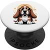 Petit Basset Griffon Lover Gifts The Hounds Sunglasses Retro Basset Dog Lover Owner PopSockets PopGrip Adesivo