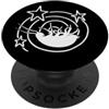 Funny Cockroach Roach Palmetto Bug Y2K 9 90s Y2K Bumbling Roach Totalmente capovolto sotto la coda stellata PopSockets PopGrip Adesivo