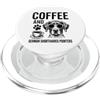 Funny German Shorthaired Pointer And Cof Caffè E Puntatore Tedesco A Capelli Corti PopSockets PopGrip per MagSafe