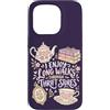 Thrift Store Findin Custodia per iPhone 15 Pro Libri da tè vintage Lover Long Walks del negozio dell'usato