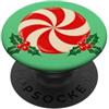 Christmas Craze Menta piperita natalizia retrò PopSockets PopGrip Adesivo