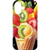 Verspieltes Sommer-Design Custodia per iPhone 17 Bicchiere per gelato colorato con frutta