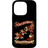 Festive Beagle Dogs Custodia per iPhone 14 Pro Avventura natalizia in slitta con paracadute, cane Be