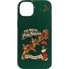 Festive Abyssinian Cats Custodia per iPhone 14 Plus Brigata di slitta natalizia retrò con gatto abissino