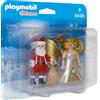 PLAYMOBIL 9498 Duo Pack Babbo Natale e angelo