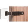 Caratec Flex CFW301S Supporto a parete per TV con 3 punti di rotazione, bloccabile, nero